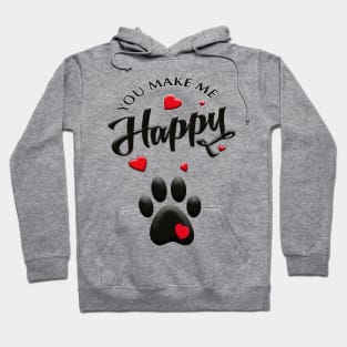 dogs make me happy Hoodie